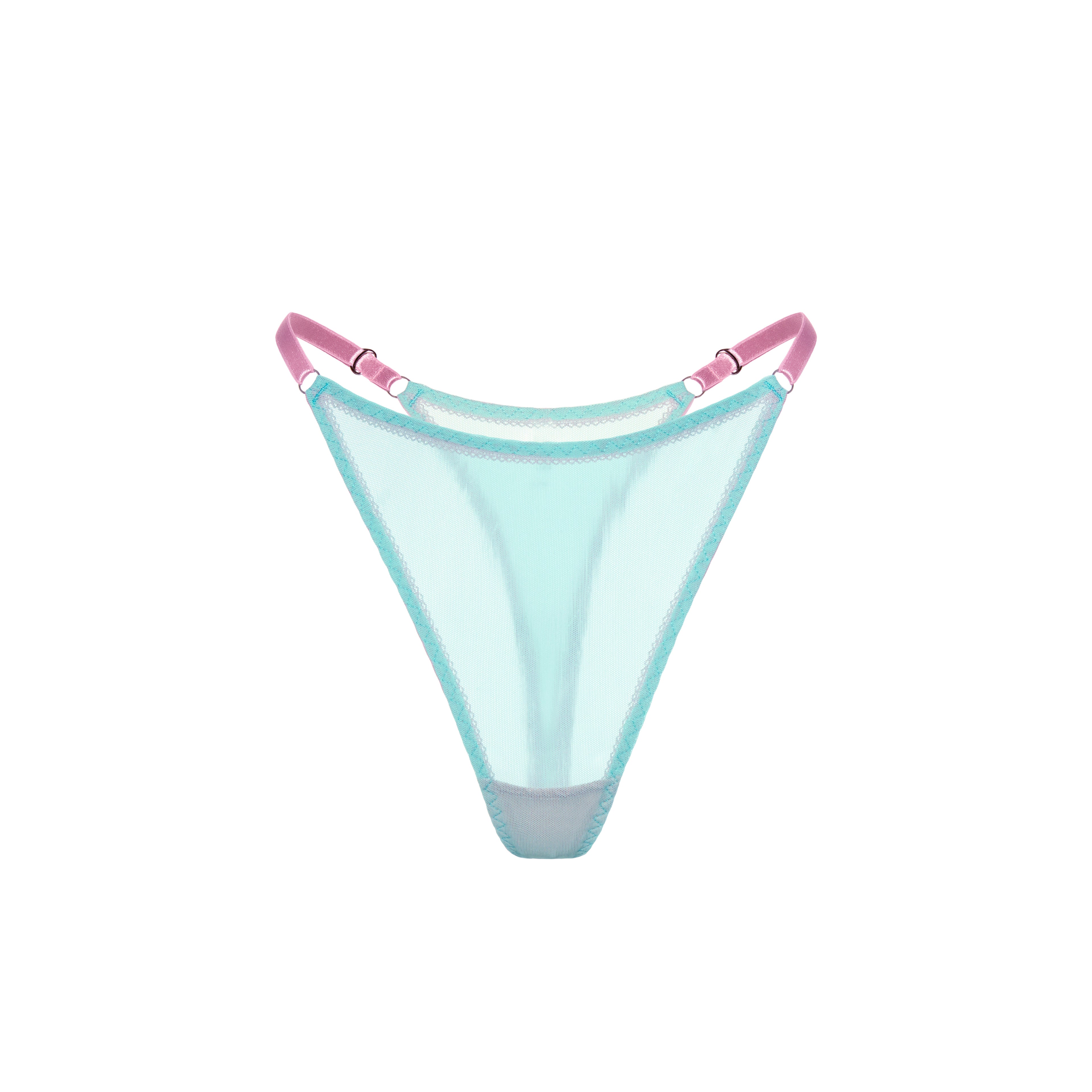 Mint Mesh String Thong