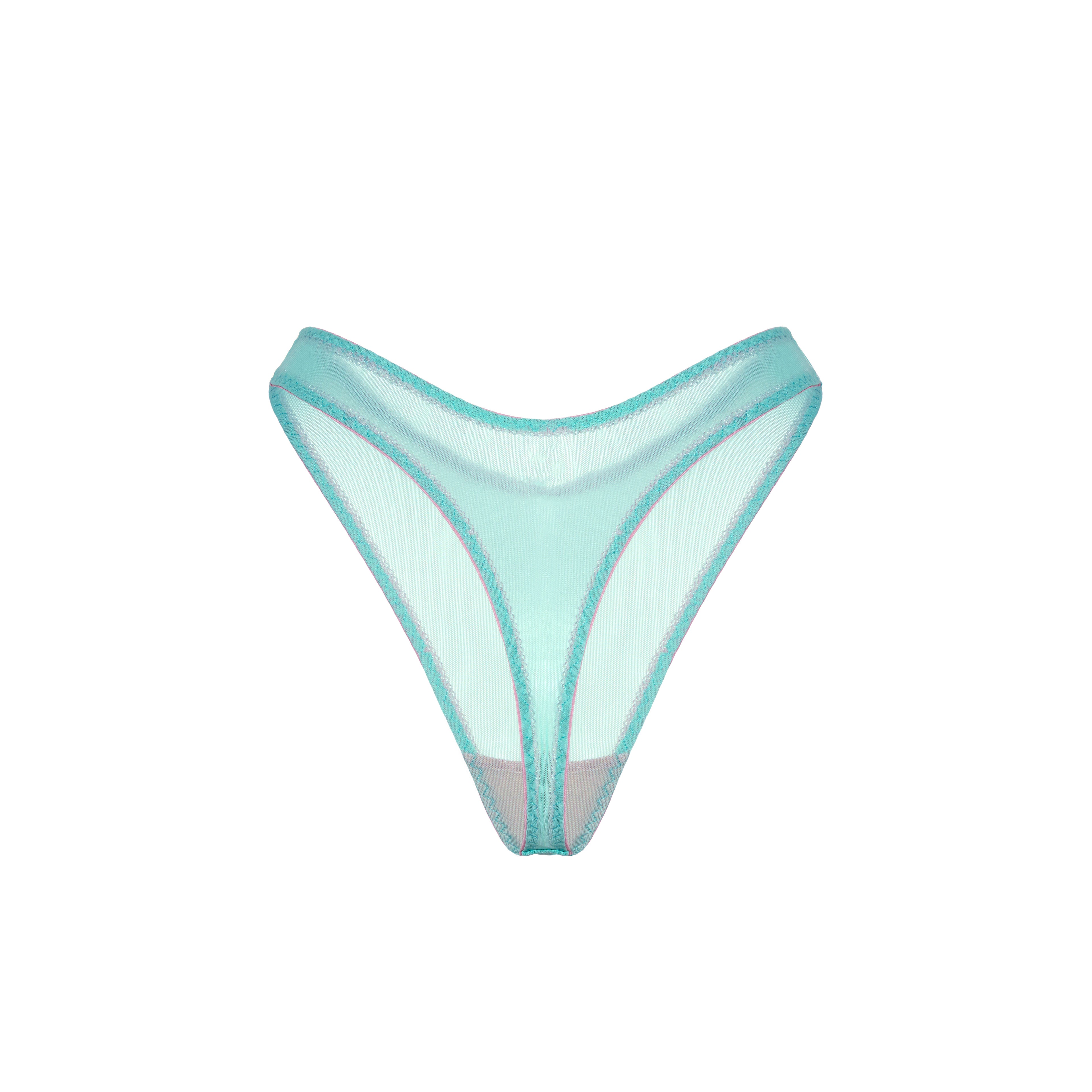 Mint Mesh Thong V