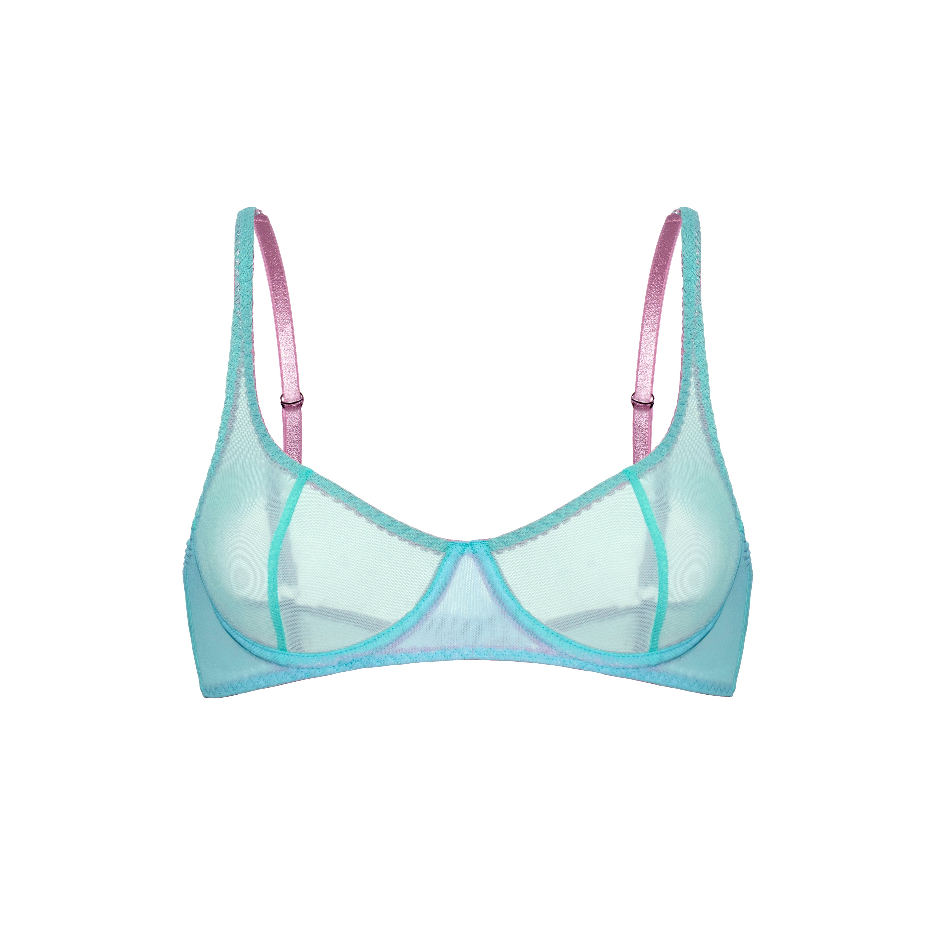 Mint Mesh Bra