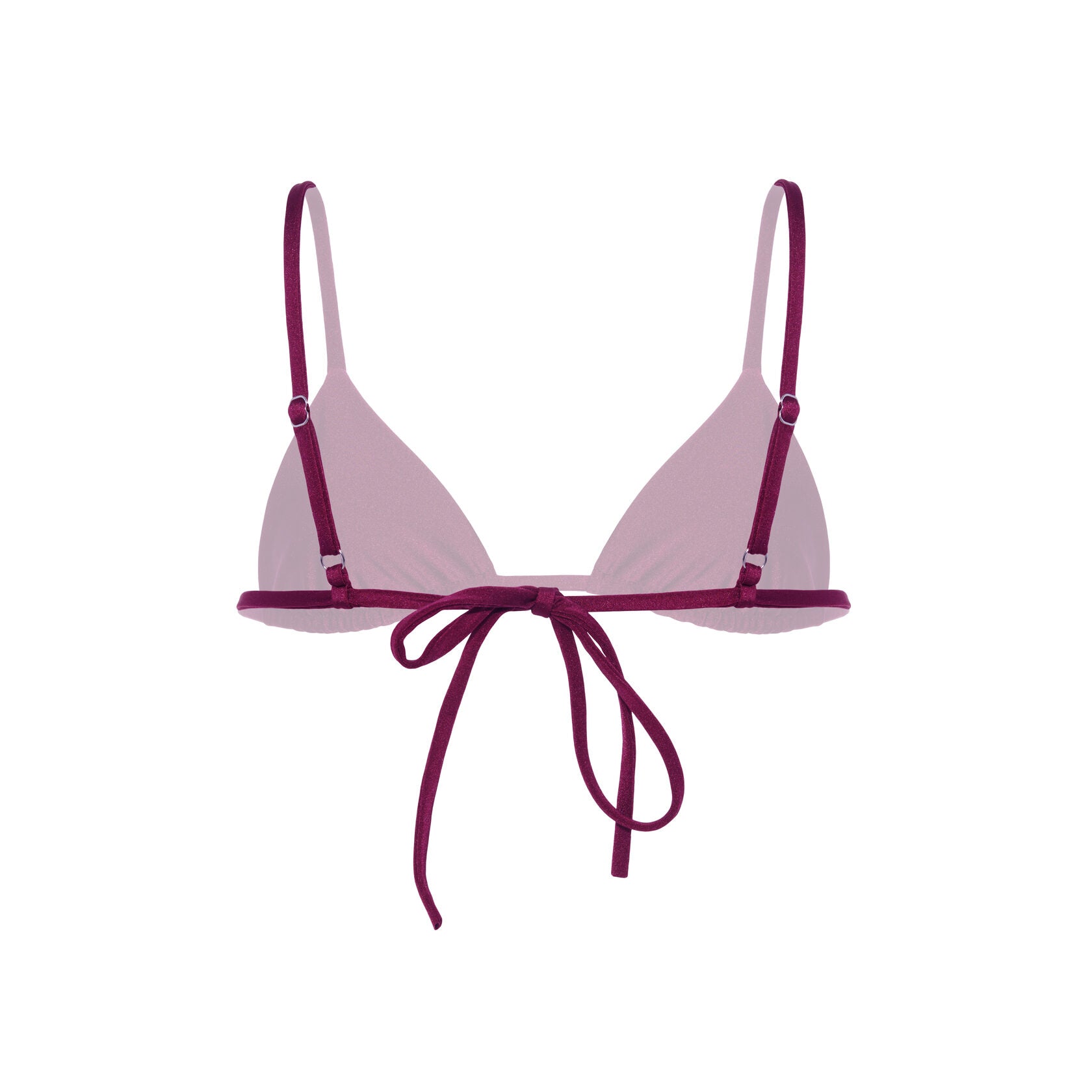Cherry Triangle Bikini Top