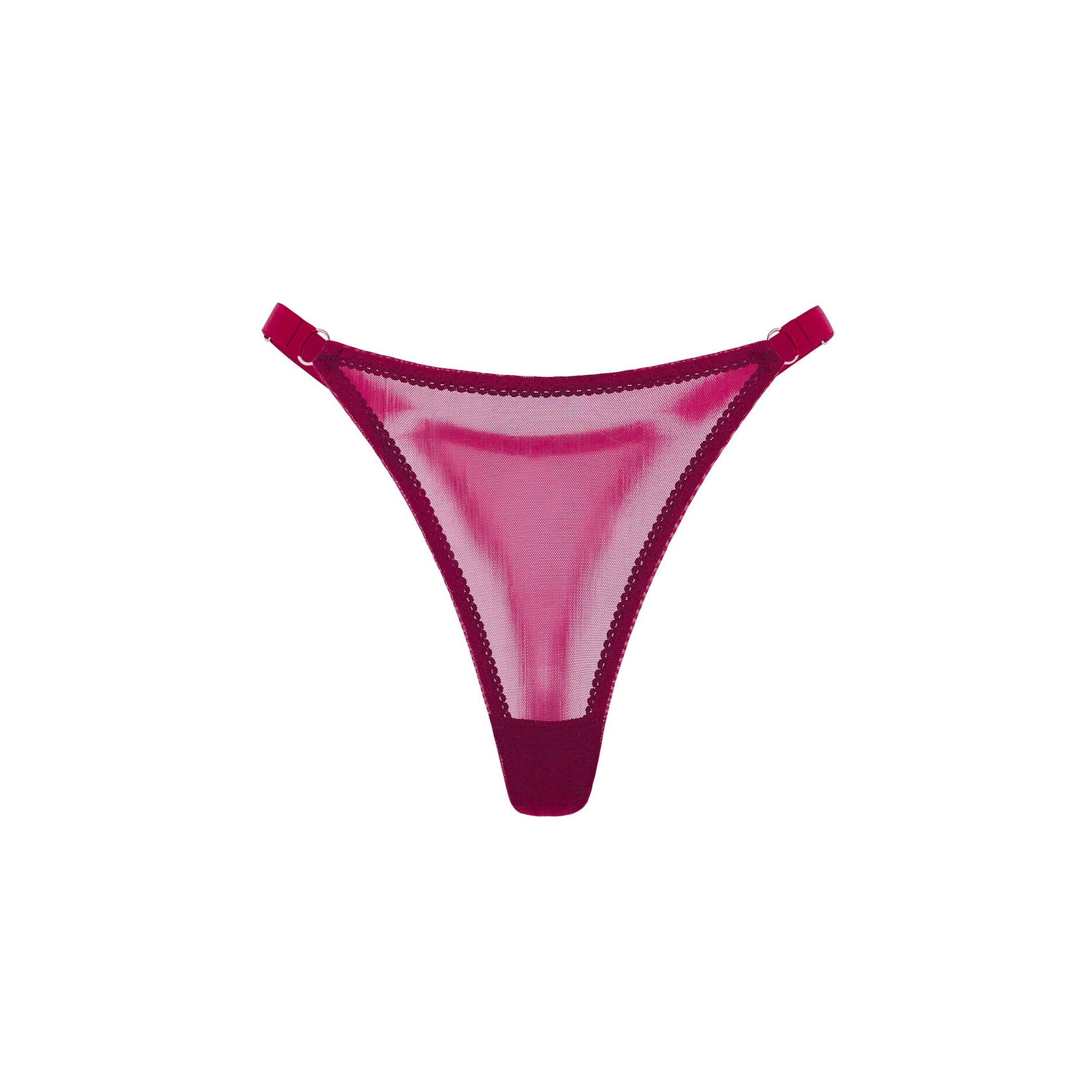 Cherry Mesh String Thong