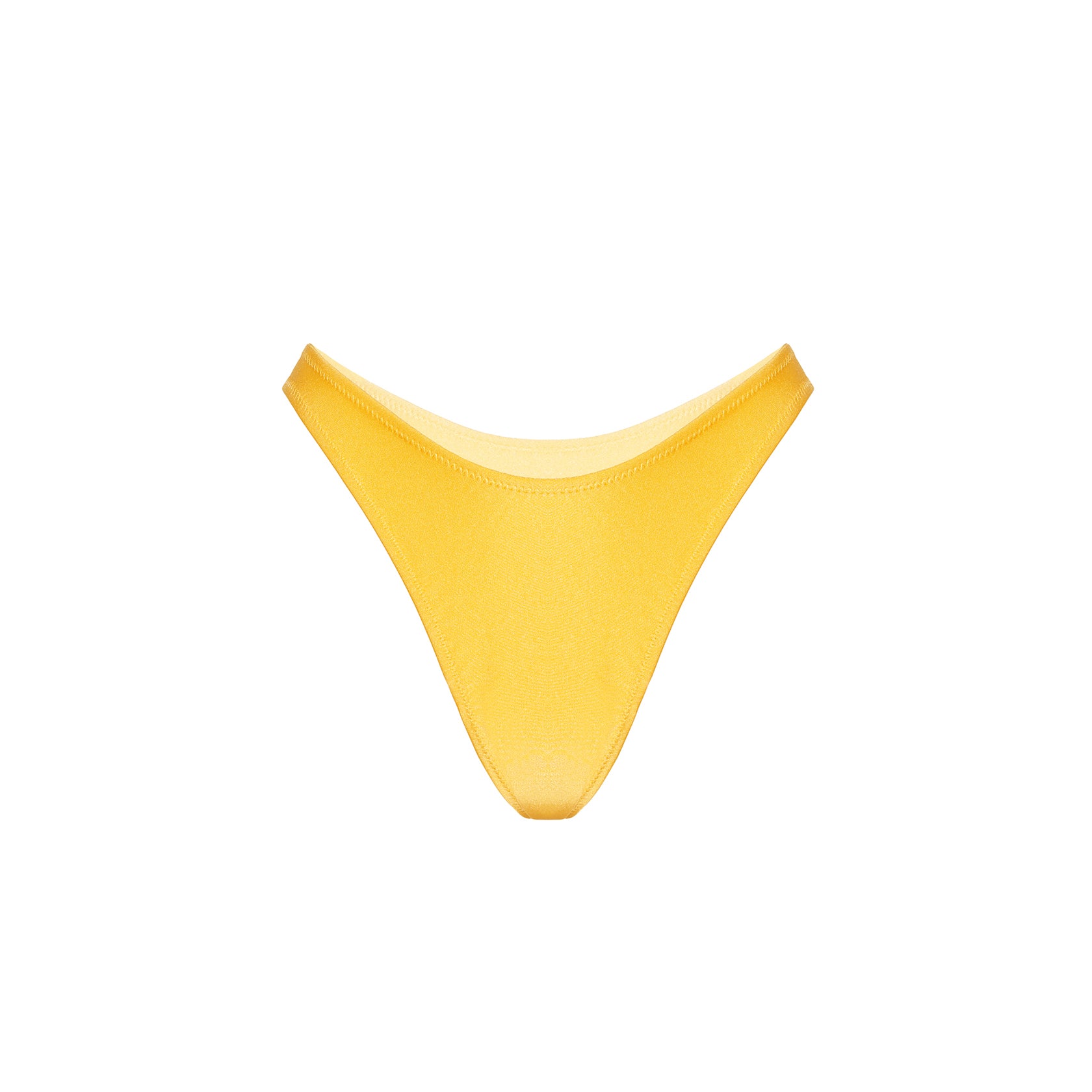 Yellow V-Cut Bikini Bottom