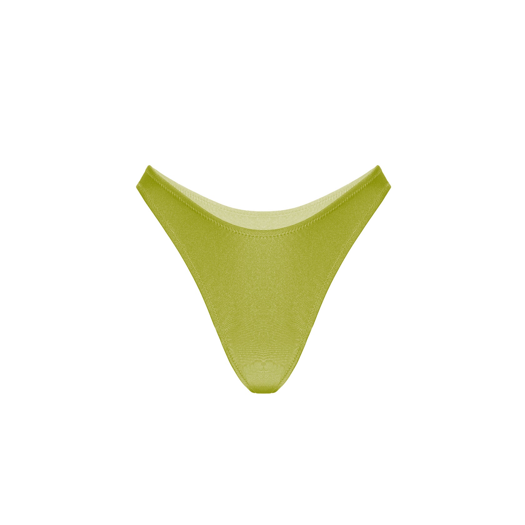 Green V-Cut Bikini Bottom