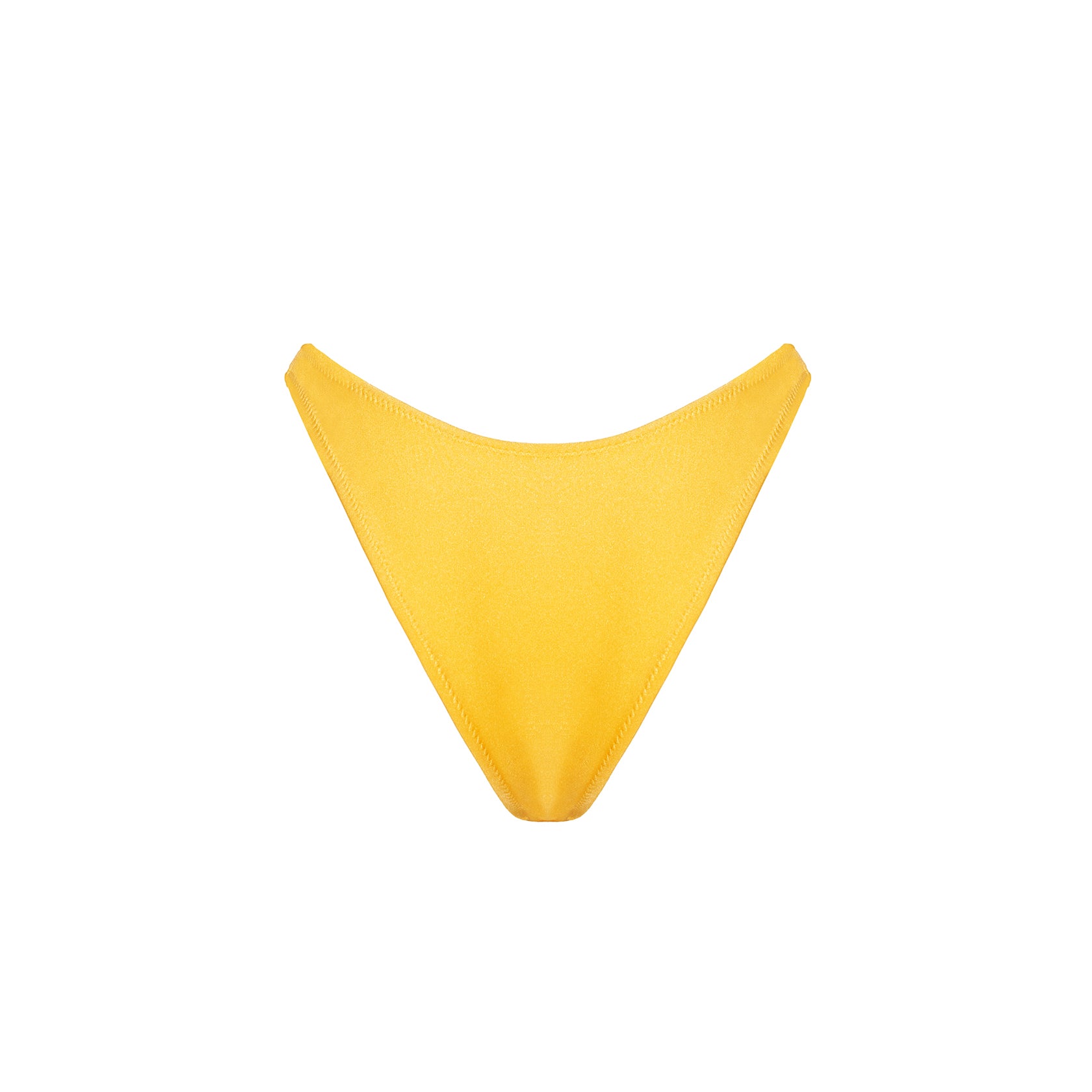 Yellow V-Cut Bikini Bottom