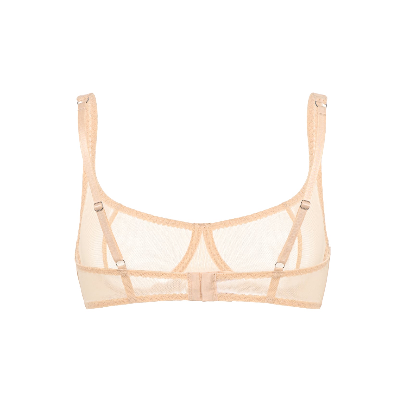 Nude Mesh Bra