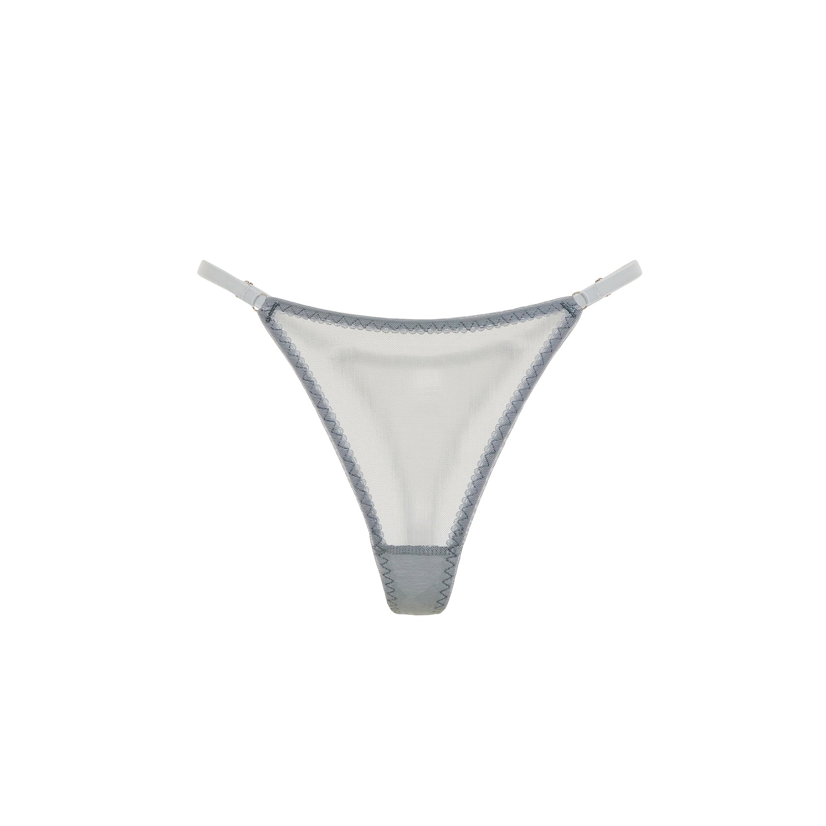Graphite Mesh String Thong