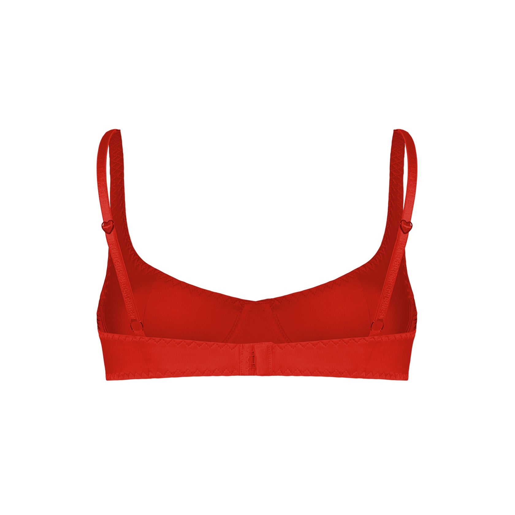 Red Satin Bra