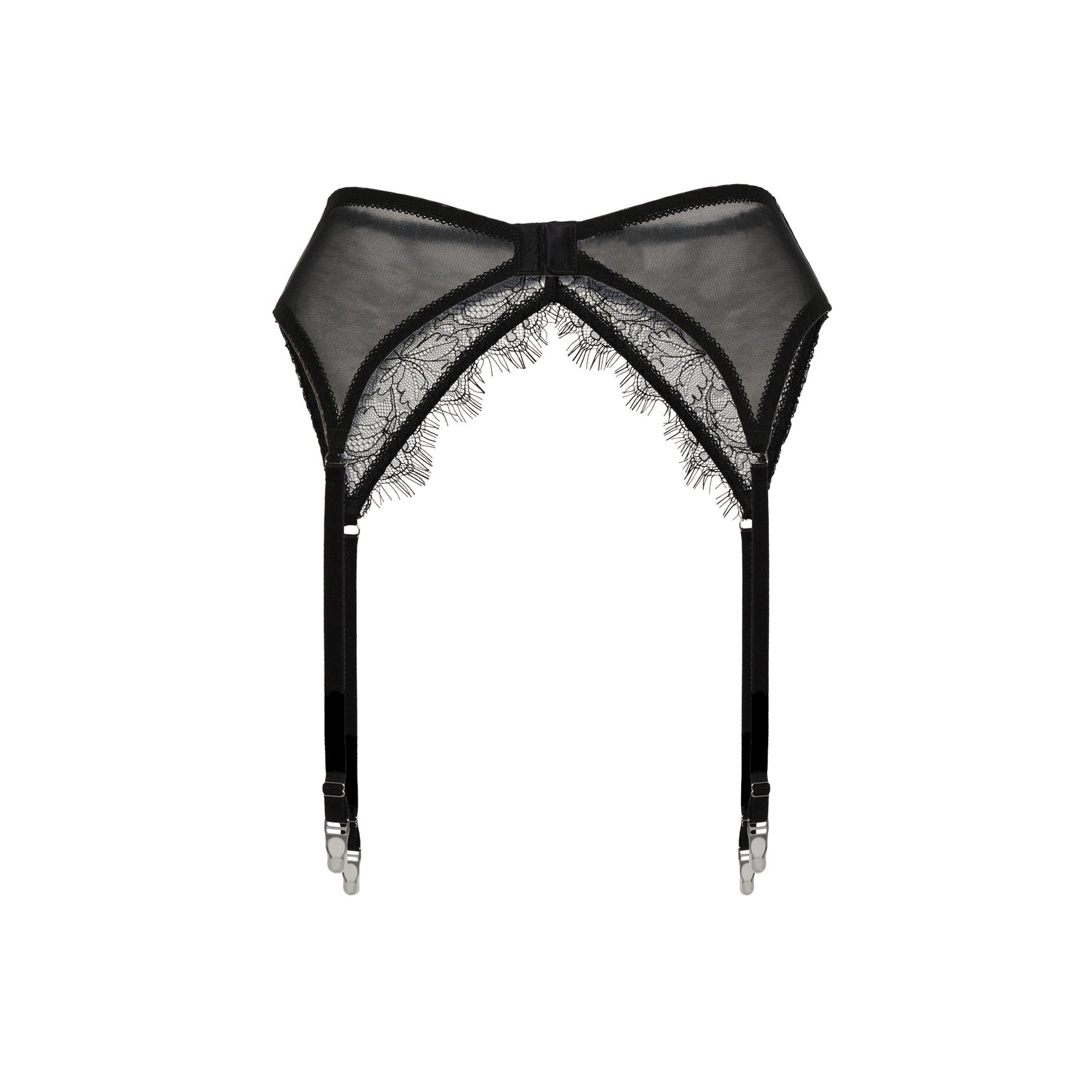 Black Lace Garter Belt