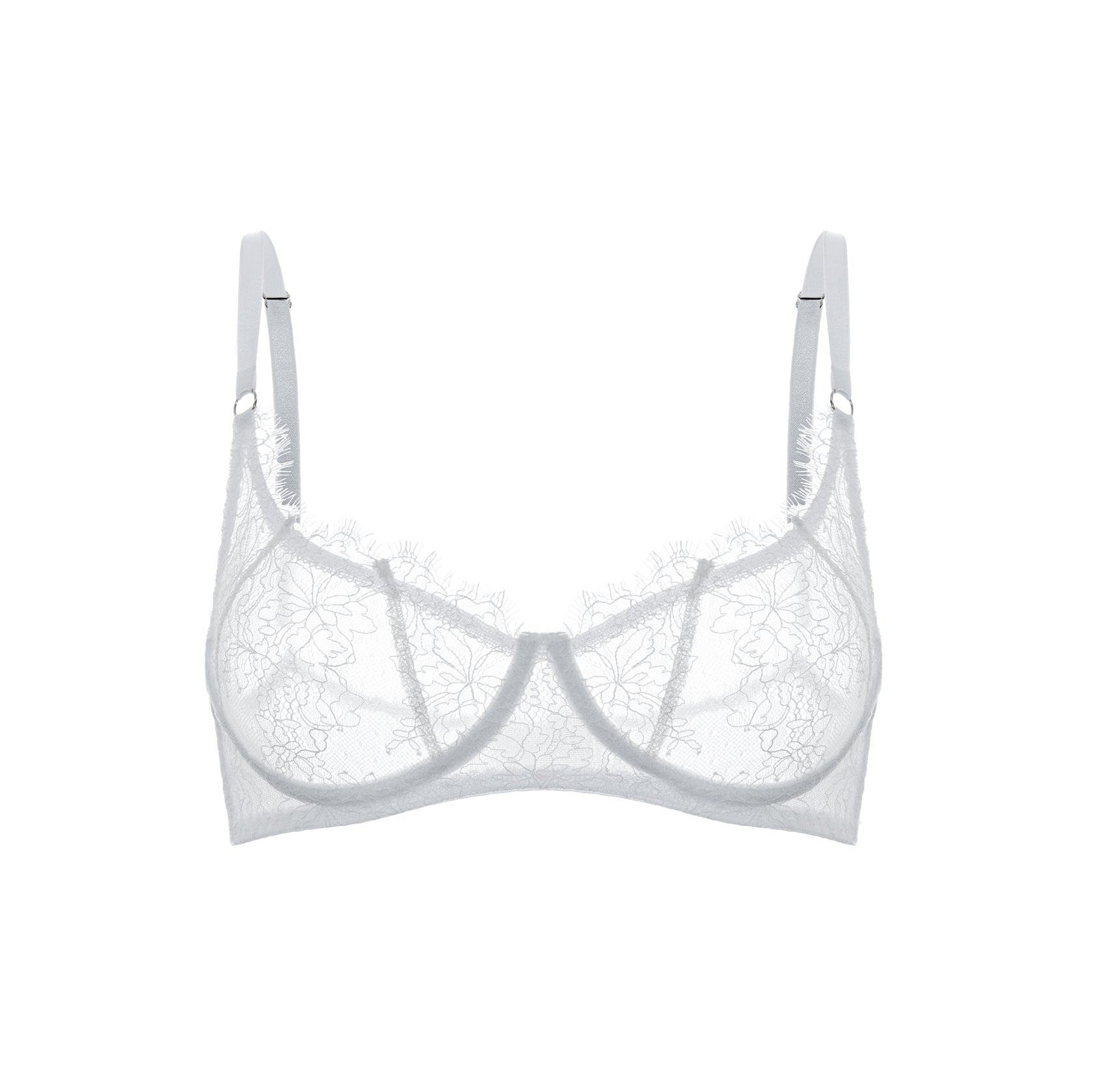 White Lace Bra