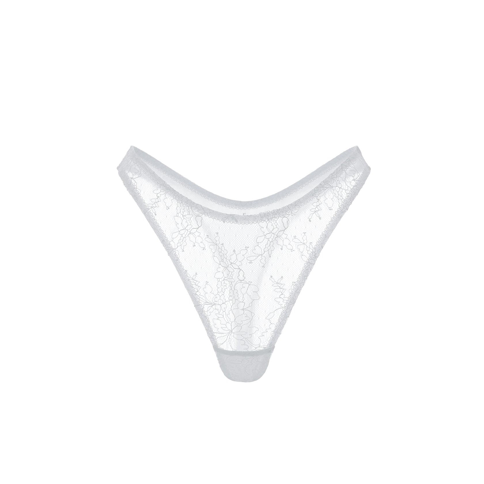 White Lace Thong V